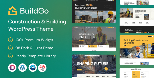 BuildGo - Construction WordPress Theme - Business Corporate