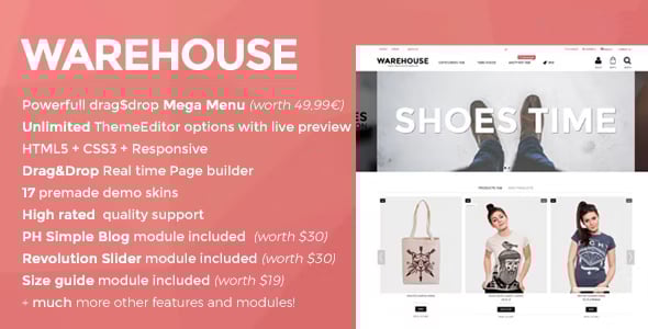 Warehouse - Prestashop theme with paqe builder Warehouse - Prestashop theme with paqe builder