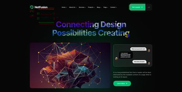 NetFusion - AI-Powered Startup & Technology React Template