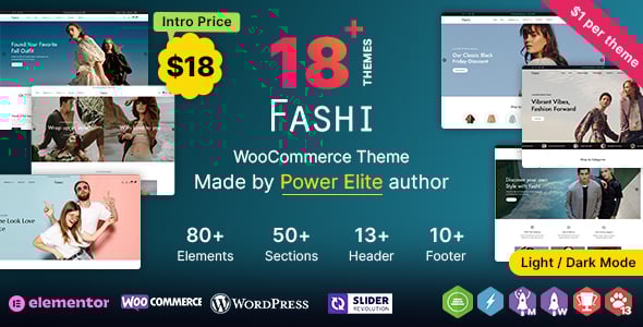 Fashi WP - Multipurpose Fashion WooCommerce WordPress Theme Fashi WP - Multipurpose Fashion WooCommerce WordPress Theme