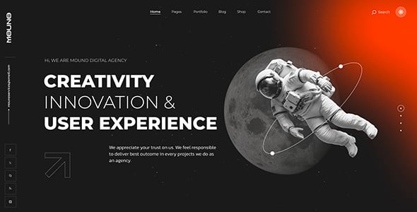 Mouno - Creative Digital Agency WordPress Theme