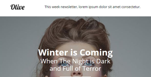 Olive - Fashion Ecommerce Email Newsletter