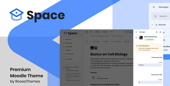Space, Responsive Premium Moodle Theme