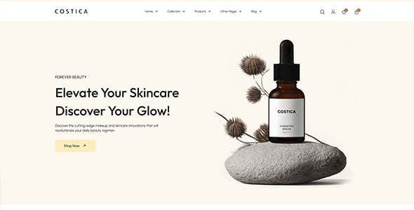 Costica - Beauty & Cosmetics Shopify Theme Costica - Beauty & Cosmetics Shopify Theme