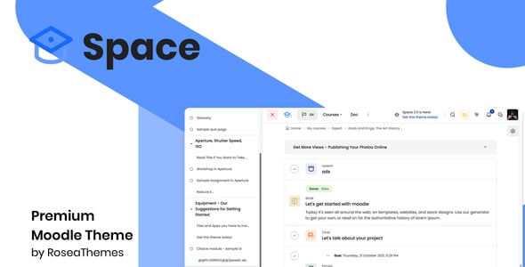 Space, Responsive Premium Moodle Theme