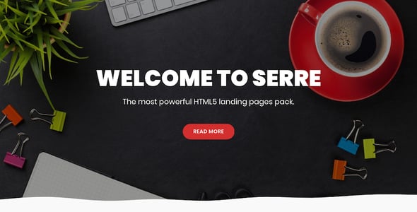 Serre HTML5 Landing Pages Pack