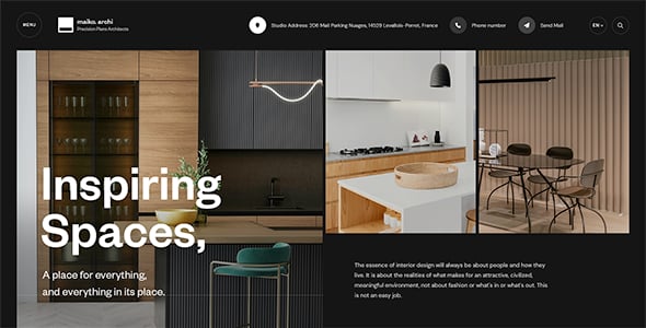 Maiko - Architecture and Interior Design WordPress Theme