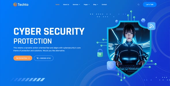 Techto – Business & IT Technology WordPress Theme