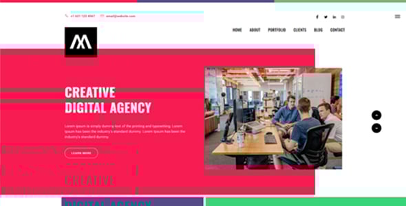 MegaOne - One Page Parallax