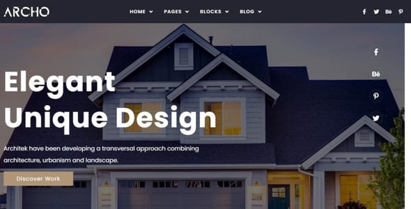 Archo - Architecture & Interior Elementor Template Kit