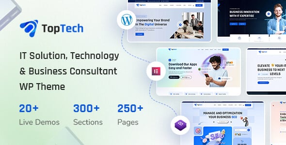 TopTech - Technology, SEO, Digital Agency & IT Solutions WordPress Theme