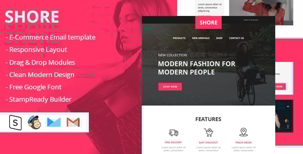 Shore Html Email Template