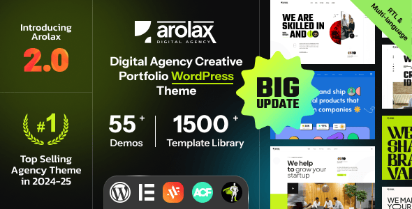 Arolax | Creative Digital Agency Theme Arolax | Creative Digital Agency Theme