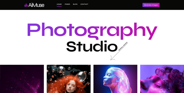 AiMuse – AI Portfolio Generator Figma Template