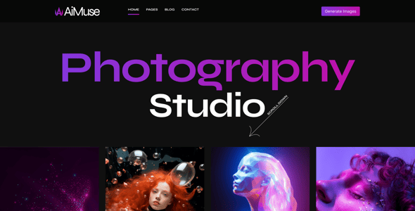 AiMuse – AI Portfolio Generator Figma Template AiMuse – AI Portfolio Generator Figma Template