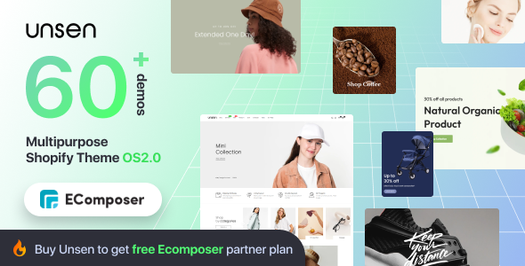 Unsen - Multipurpose Shopify Theme OS2.0 - Fashion Shopify